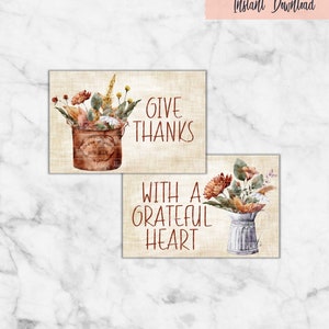 Buste per buoni regalo, mini busta per diario spazzatura, scrapbooking, regalo per insegnanti autunnali, download stampabile istantaneo fai da te