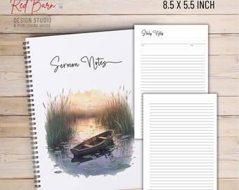 Sermon Notes Journal, Canoe