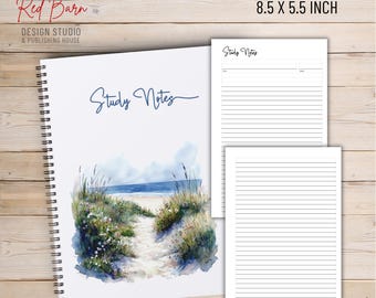 Study Notes Journal, Beach Path