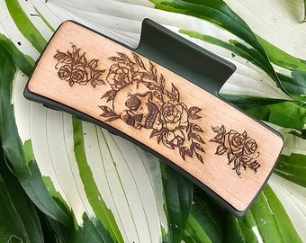 Barrette - Ancien Han - Épingle à cheveux en bois de santal vert