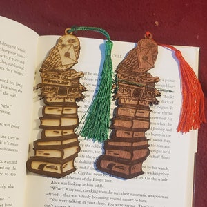 Engraved Owl Bookmark, laser engraved, book accessory, wood bookmark, bookworm, personalized gift, teacher gift, teacher appreciation