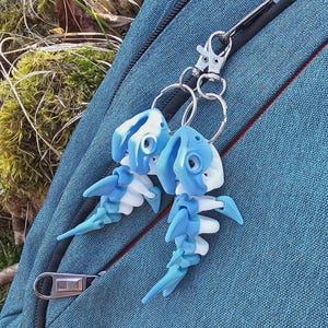 Sleutelhanger haai, fidgetspeeltje, ritssluiting, stressspeelgoed, rugzak, tasbedel