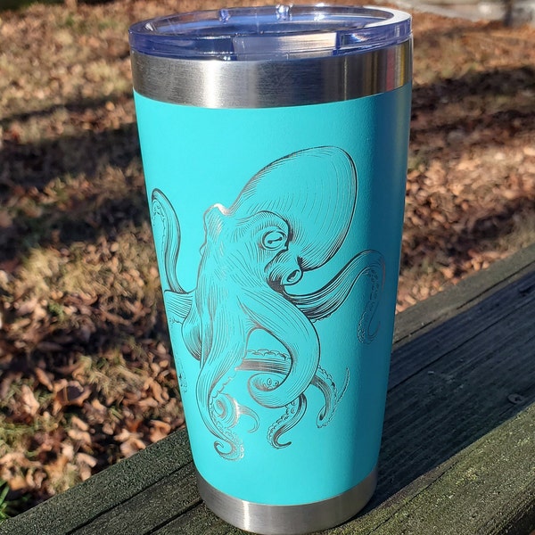 Octopus Travel Mug Etsy