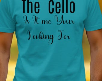 Het cello-T-shirt: cadeau muziekliefhebber, T-shirt muzikant