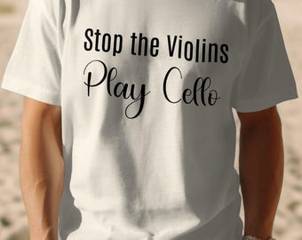 Camiseta de violonchelista: regalo para músico de orquesta