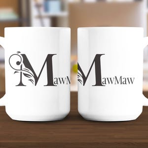 Custom MawMaw Appreciation Gift Mug Stocking Filler custom mawmaw gift grandma  birthday gift nana coffee cup christmas gift gifts for Mom
