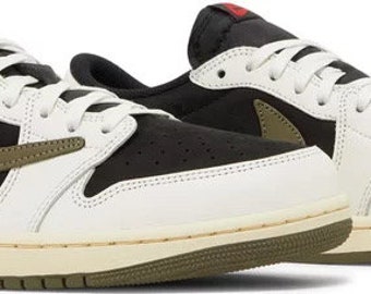 2023 Travis Scott x Wmns Air Jordan 1 Retro Low OG SP 'Olijf'