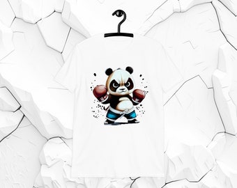 Get Ready to Rumble with our Baby Panda Unisex T-Shirt - Let the Cute and Fierce Battle Begin!