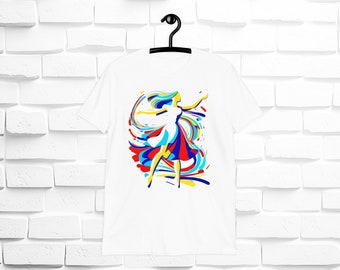 Dancing for Peace: Ukraine Flag Colors Women&#39;s Dance Unisex T-Shirt