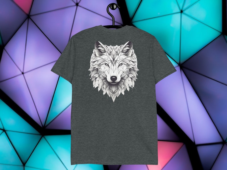 Wandering Spirit: Wolf T-shirt Print on Back - Etsy