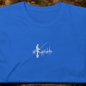 Fisherman&#39;s Pulse Embroidered Unisex T-Shirt