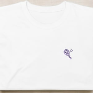 T-shirt brodé tennis