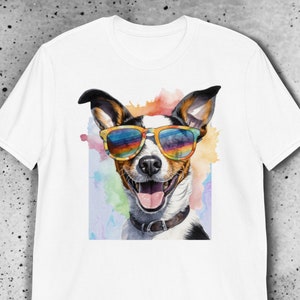Sunny Rat Terrier with Sunglasses T-Shirt