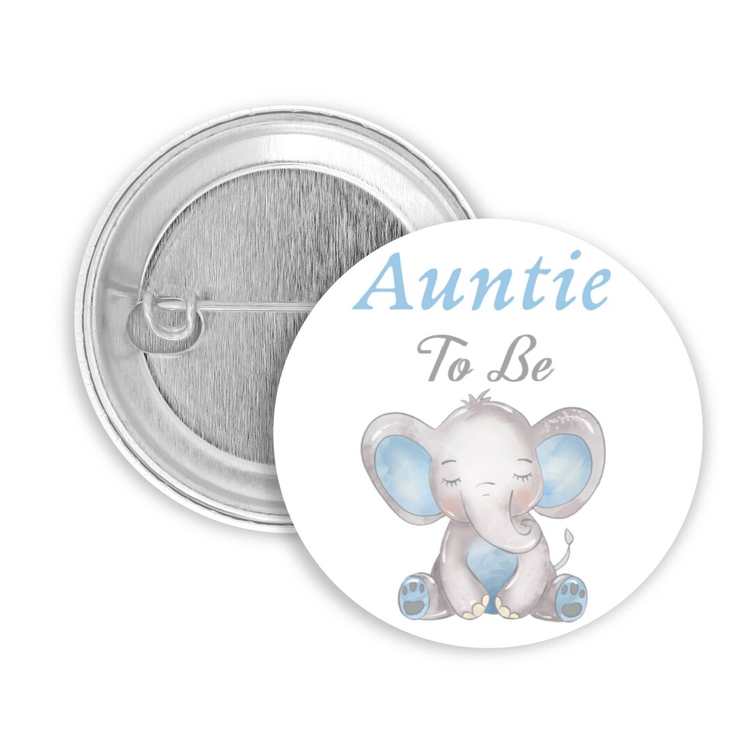 Baby Shower Pins Baby Shower Badge Gender Reveal Gift Uncle - Etsy