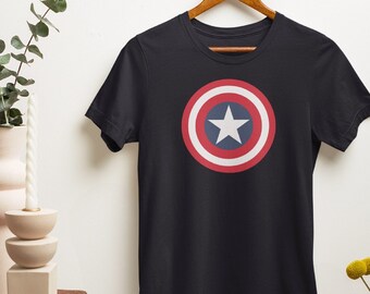 Captain America 4th of July Shirt, Patriotic Independence Day Tee