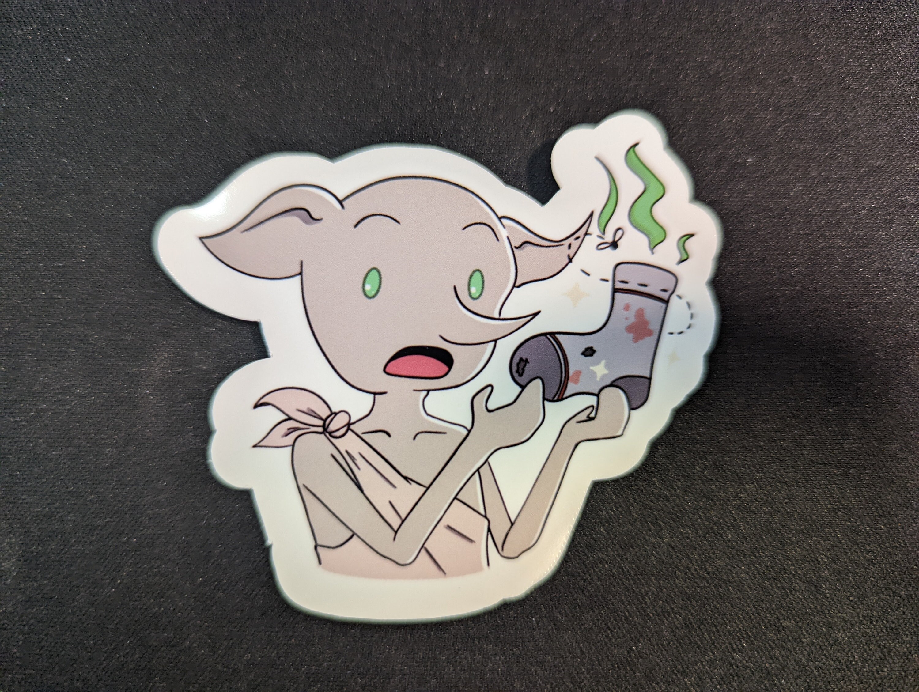 Dobby the House Elf Sticker High Quality Original Art - Etsy