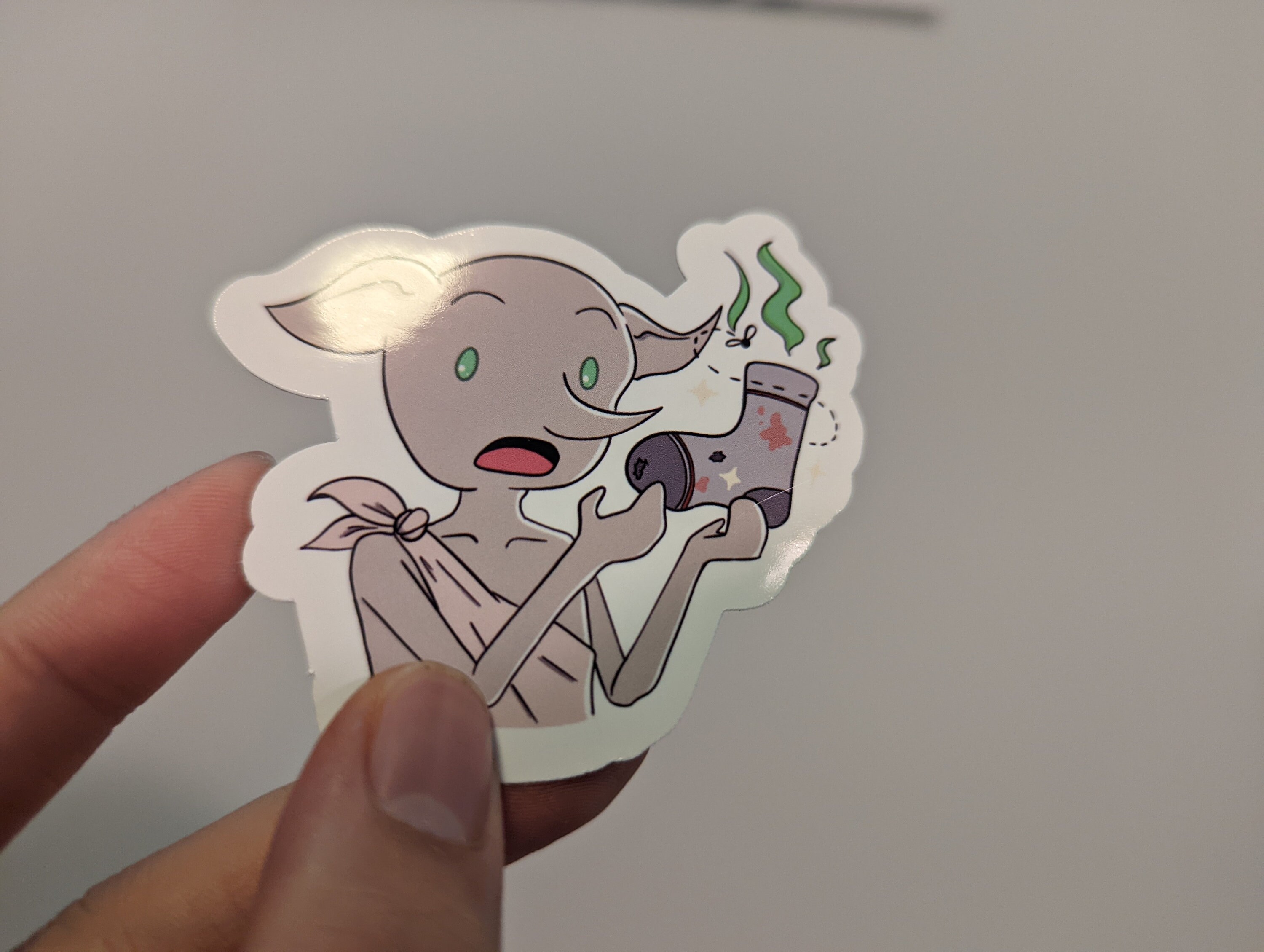 Dobby the House Elf Sticker High Quality Original Art - Etsy