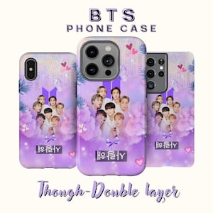 kpop cell phone case, BTS phone case, k-pop phone case, Namjoon, Jungkook, Jimin, Hobi, Jin, Tae, Yoongi,BTS Army Cover for iPhone 16E, 15