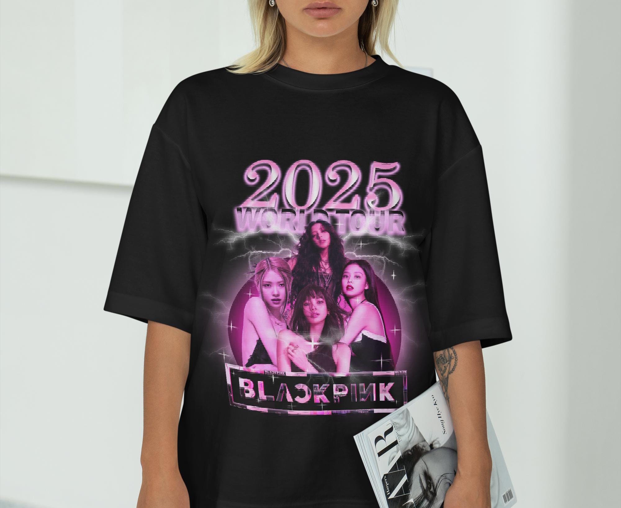 BORNPINK TOUR-Tシャツ Lサイズ（BLACKPINK PREMIUM DEBUT
