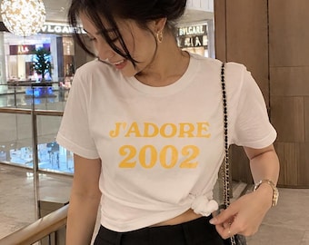 Vintage Chr1st1an D1or J'adore Dior Women's Logo Print Tank Top
