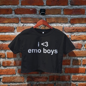 I Love or Heart Emo Boys Essential T-Shirt for Sale by heckgogh