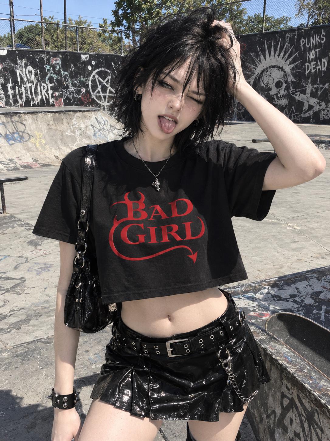 Bad Girl Crop Top - Etsy