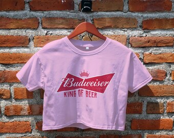 Beer Party Crop Top, Beer Lover, Beer Crop Tee, Drink Party, Women's Crop Top, Y2K Crop Tee, Gift for Her