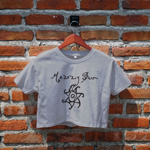 Mazzy Star Crop Top, Alternative Rock Tee, Mazzy Star Crop Tee, Psychedelia, Music Tee, Women's Crop Top, Gift for Fan