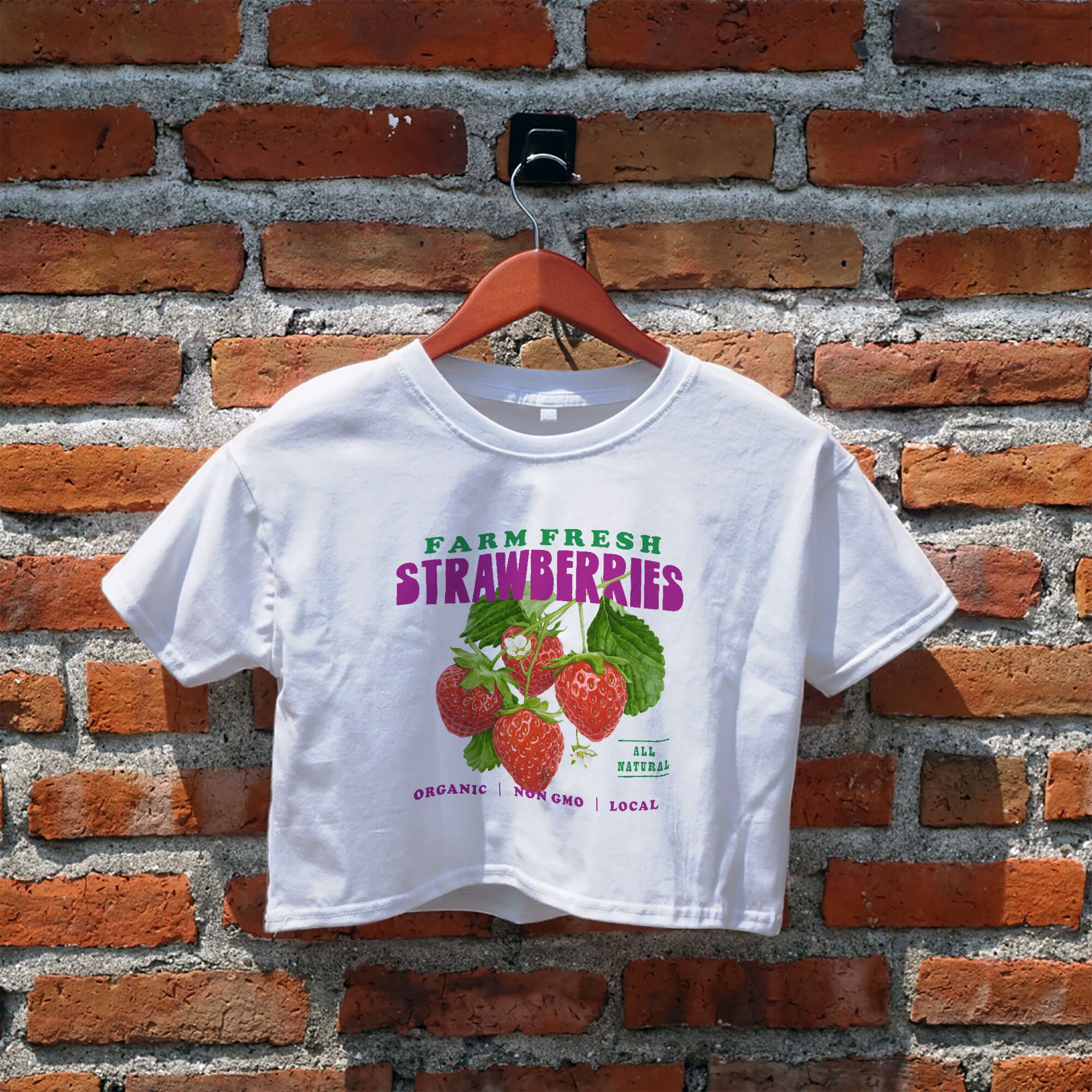 Strawberry Crop Top - Etsy