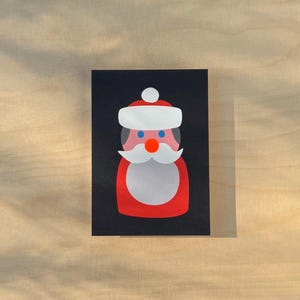 Weihnachtskarte Nikolaus / Neonpunkt