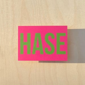 Karte Hase / Osterkarte Hase  / Karte Valentinstag