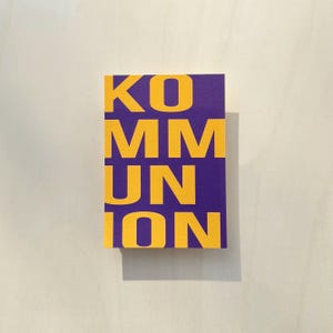 Kommunionskarte / Glückwunschkarte zur Kommunion / Karte Typografie