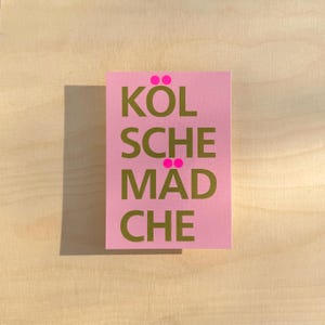 Karte Geburt Baby /  Köllsche Mädche