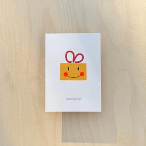 Gutscheinkarte Geschenk / Geschenkgutschein / Neonpunkte