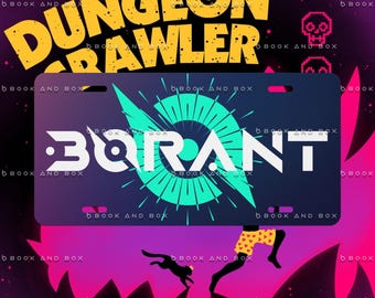 Borant Car Tag, Dungeon Crawler Carl Vanity License Plate, LitRPG Gift