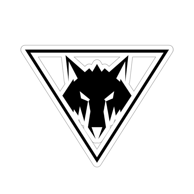 Red Rising Howler V2 Wolf Sticker Etsy