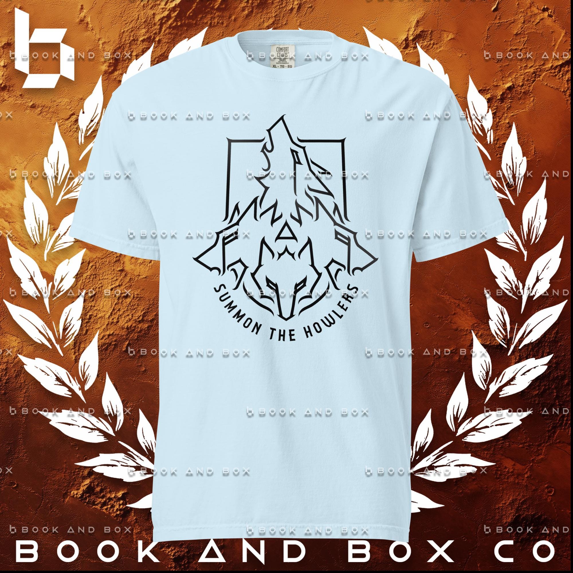 Howlers Red Rising Vector Summon the Howlers, Front ONLY, Red Rising Themed, Unisex Garment-dyed ...