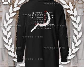 Reapers Debt v1, Red Rising, Hooded long-sleeve tee