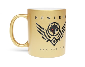 Howlers, Red Rising, Metallic Mug (Silver\Gold)