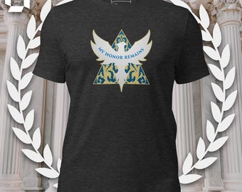 My Honor Remains, Cassius, Red Rising Themed, Unisex t-shirt