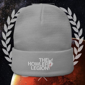 The Howler Legion, Red Rising, Embroidered Beanie - Etsy