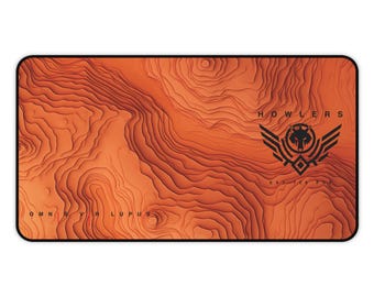 Howlers, Red Rising, Mars, Gamer Desk Pad, Mousepad, Rustic Workspace Decor, Gift for Her/Him