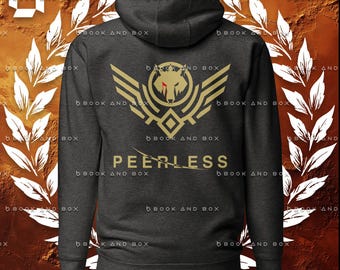 Peerless Howler, Red Rising Themed, Embroidered front Unisex Hoodie