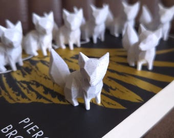 Sophocles Desk Buddy, Red Rising 3D Printed Figurine, Bookshelf Decor