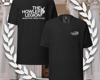 The Howler Legion, Embroidered and Printed, Red Rising, Short-Sleeve Unisex T-Shirt