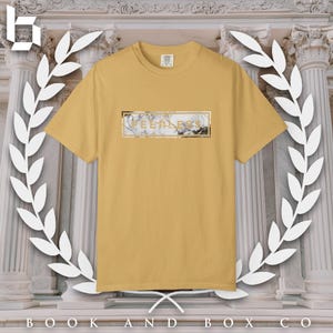比類なき傷跡の大理石、レッドライジングインスパイアのコンフォートカラーTシャツ