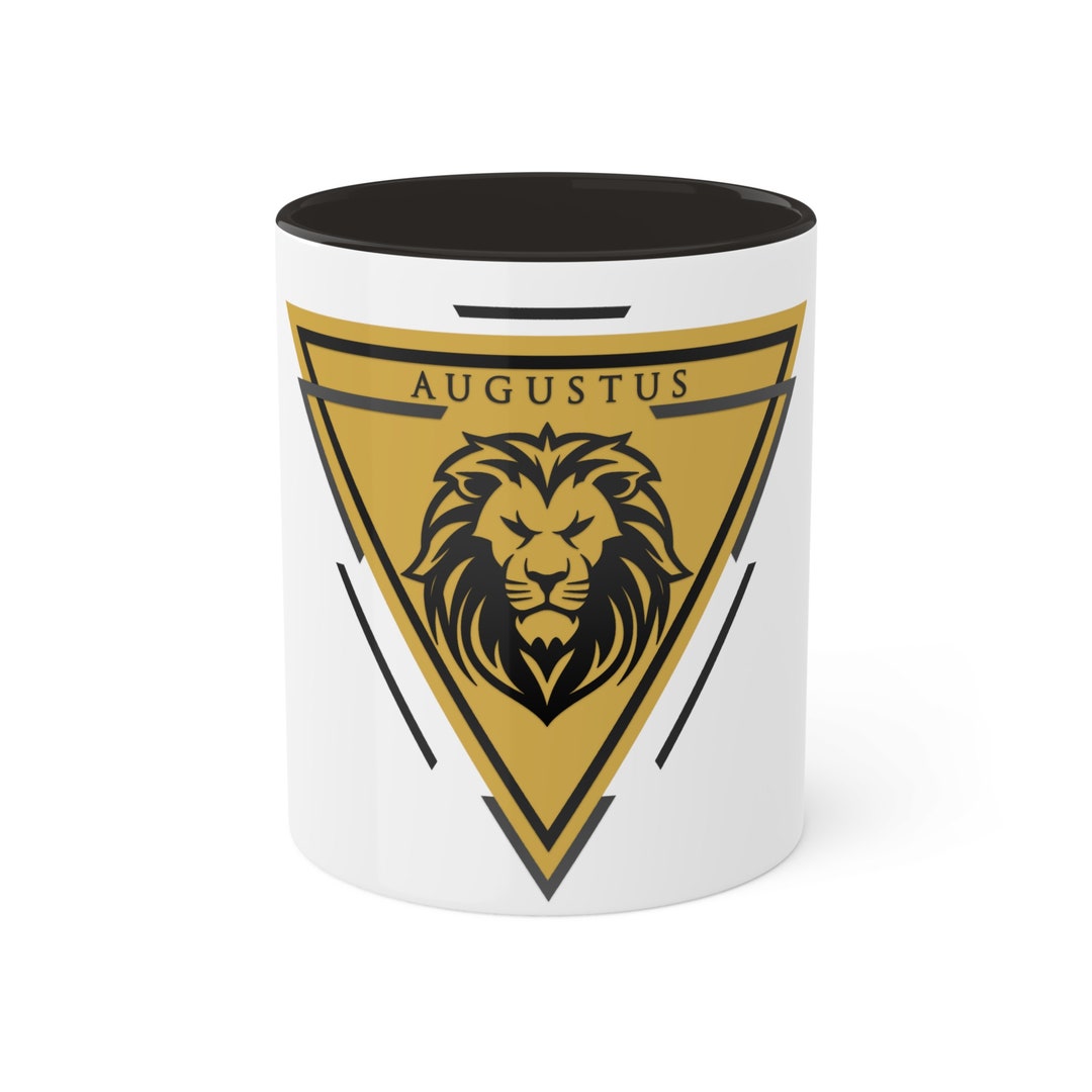 House Augustus Red Rising Themed Lion Colorful Mugs 11oz Etsy