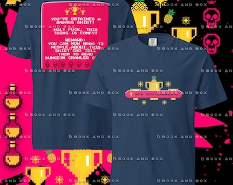 Nova Conquista! Camiseta Badass! Dungeon Crawler Carl, camiseta unissex pesada