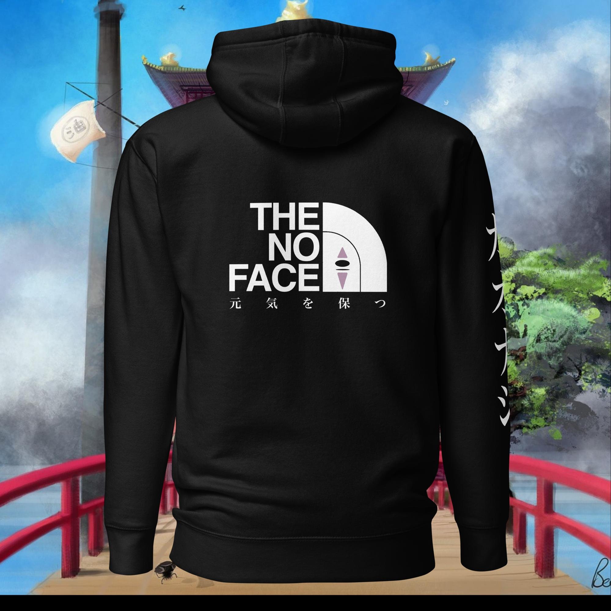 The No Face Staying Spirited Spirited Away Front and Back Unisex Hoodie Etsy Israel