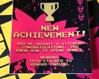 New Achievement Sticker! Dungeon Crawler Carl inspired sticker.